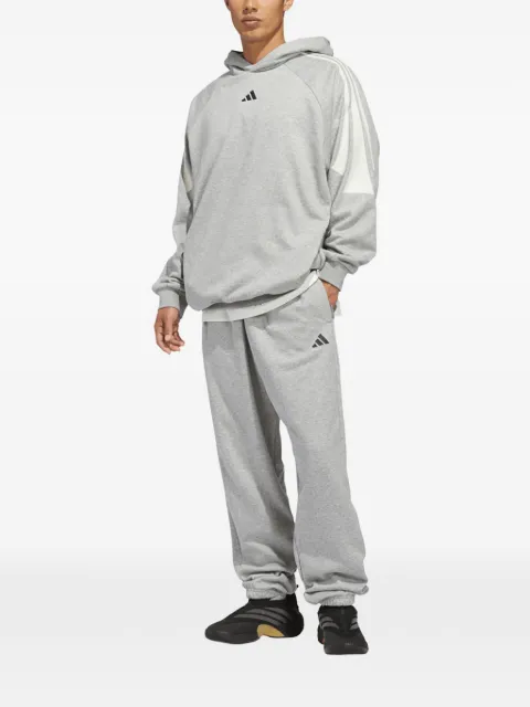 adidas logo-print basketball track pants Grey KB7551