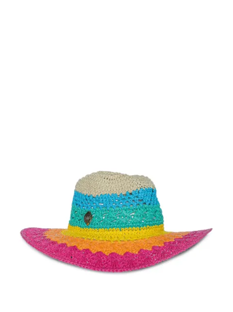 Kurt Geiger London London Rainbow woven fedora Pink 5631769609