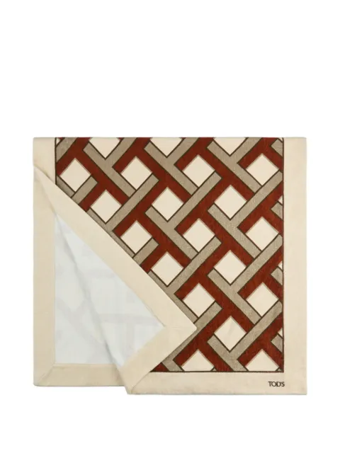 Tod's beach towel in cotton terry Neutrals X9MF7529310YEP