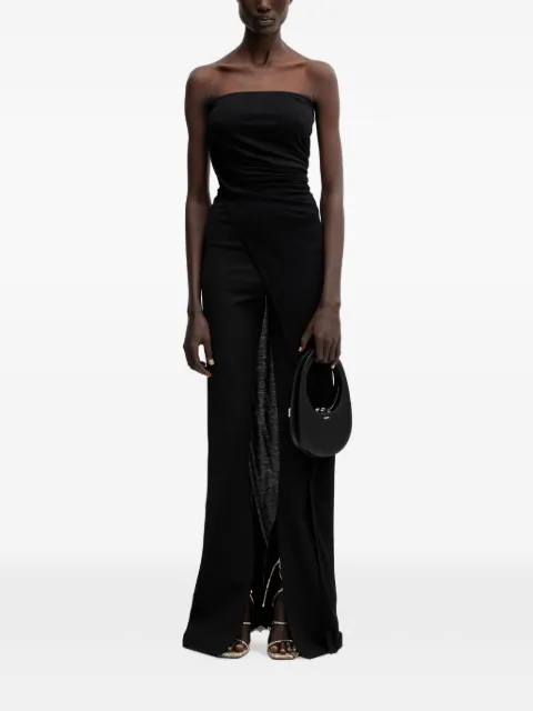 Rick Owens Lilies ruched strapless top Black LI01F7114RV
