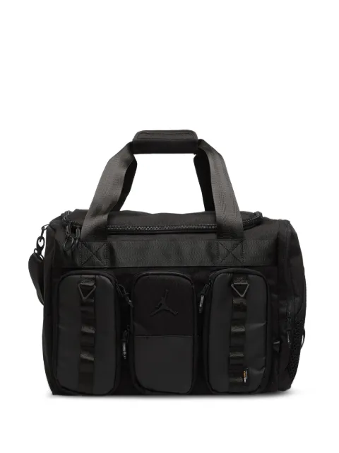 Jordan Collectors logo-patch gym duffle bag Black MA9181