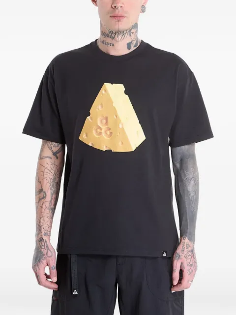 Nike ACG cheese-print T-shirt Black IH1316