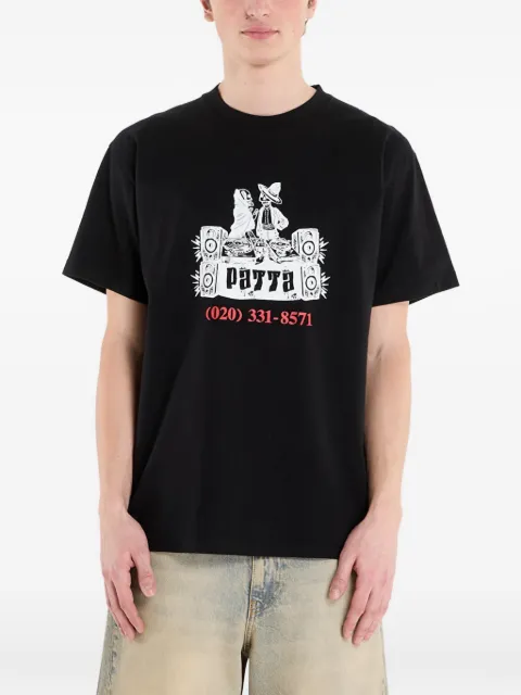 PATTA graphic-print T-shirt Black POCSS2610002900126001