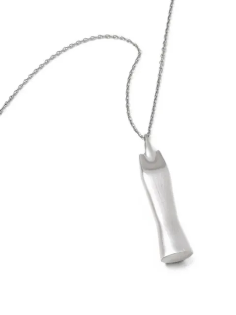 Rick Owens DRKSHDW Sister sculptural-pendant necklace Silver RJ0000131MMT