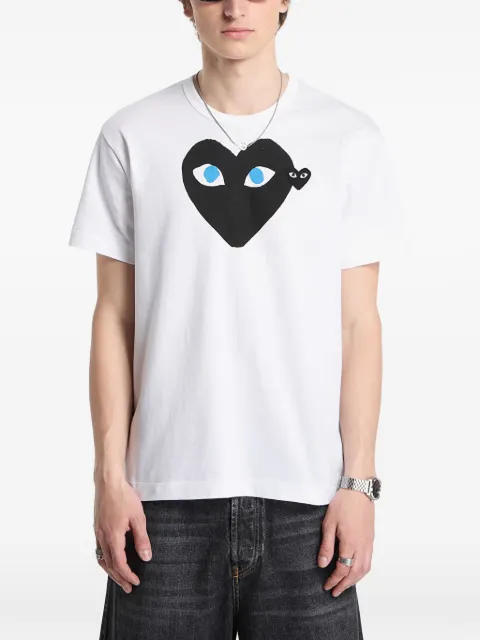 Comme Des Garçons Play Heart print T-shirt White AXT088