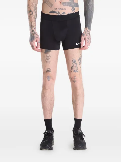 Nike Nike Pro logo-print shorts Black FD0685