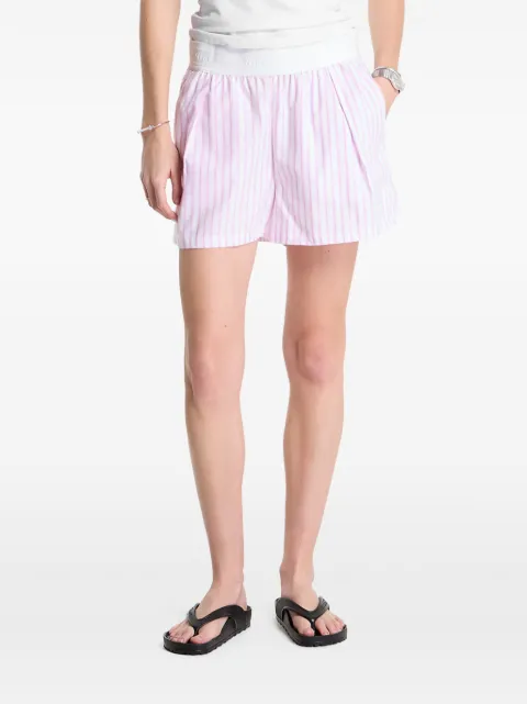 Nike striped poplin shorts White II4230