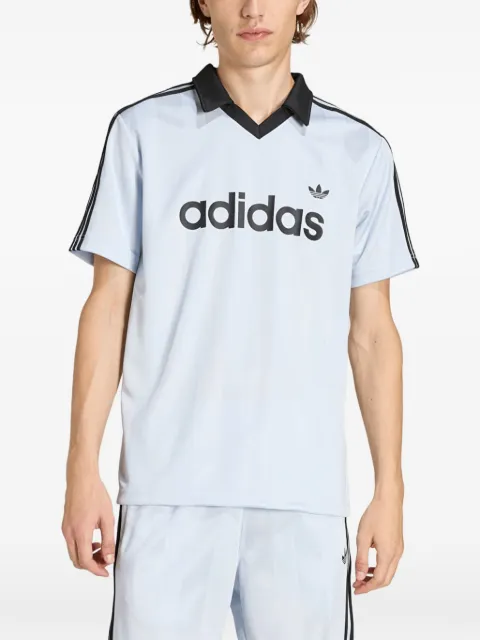adidas Archive spread-collar T-shirt White KE2453