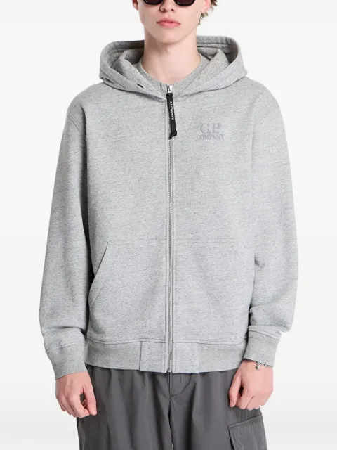 C.P. Company Diagonal Raised hoodie Grey 20CMSS025A005086WM94