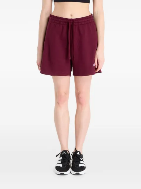 adidas Studio Fleece drawstring shorts Red KV6604
