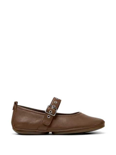 Camper Right Nina buckle-strap ballet flats Brown K201962004