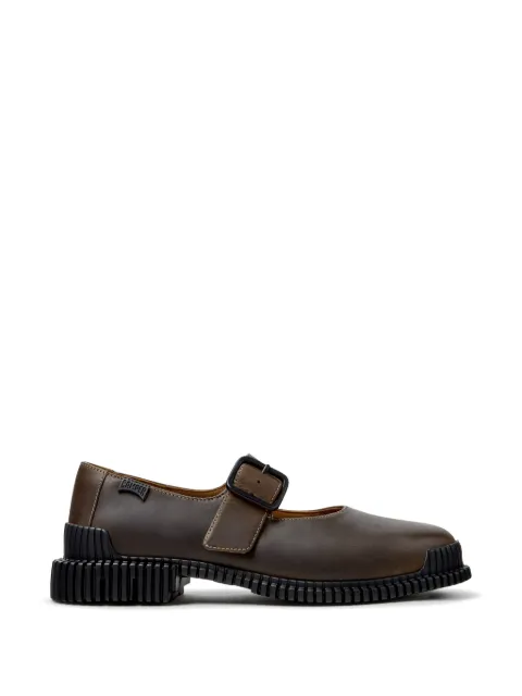 Camper Pix buckle-fastening leather ballet flats Brown K201924005