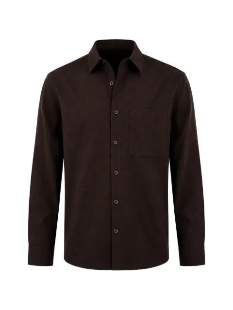 Calvin Klein chest-pocket long-sleeve shirt Black LV04LF108GUB1