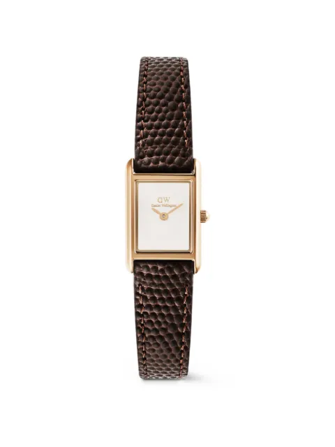 Daniel Wellington Bound Mini lizard-effect 25mm watch White DW00100908