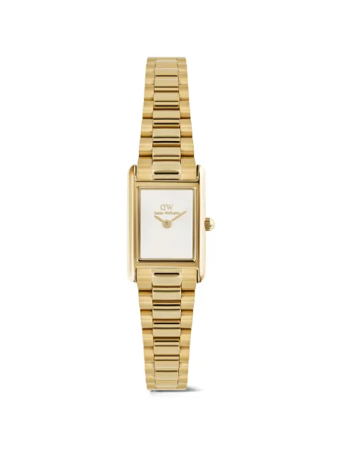 Daniel Wellington Mini Bound rectangular 25.9mm watch White DW00100931