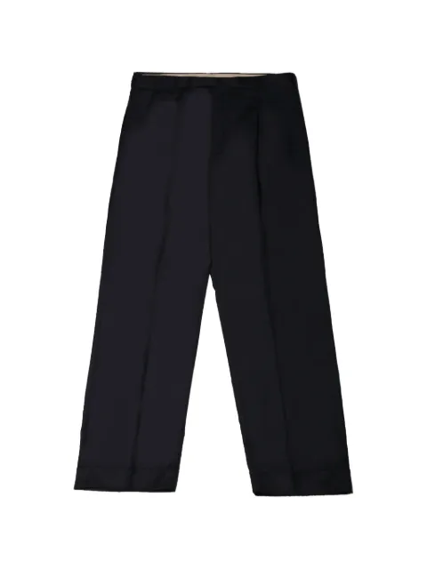 PT Torino pleated-detailing turn-up-hem trousers Blue COAFX5ZA0FWDFN12