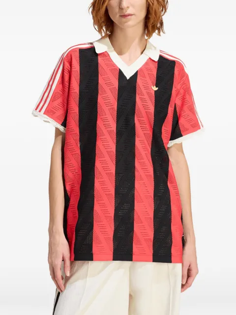adidas striped short-sleeve T-shirt Red KE0072