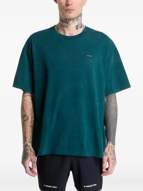 Under Armour logo-patch washed T-shirt Green 1389147