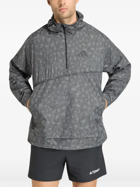 adidas Terrex Xploric Clima365 printed wind jacket Grey KE7515