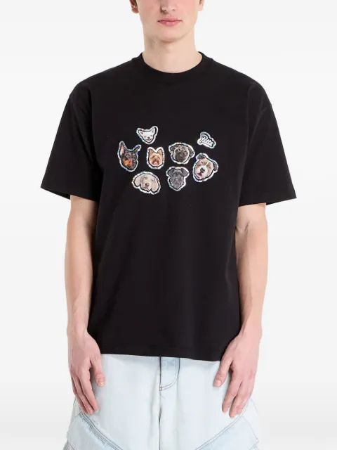 PATTA Dogs graphic-print T-shirt Black POCSS2610002900139001