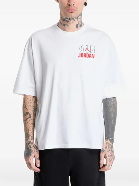 Jordan logo-print Flight T-shirt White IF3116
