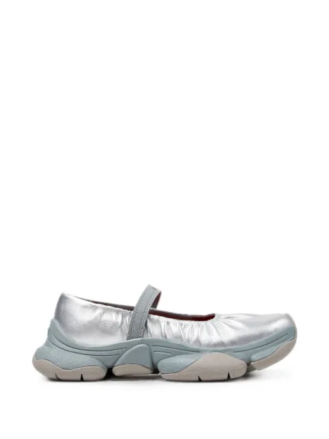 Camper Karst leather ballet flats Silver K201923