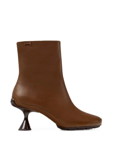 Camper Right Left leather ankle boots Brown K400850