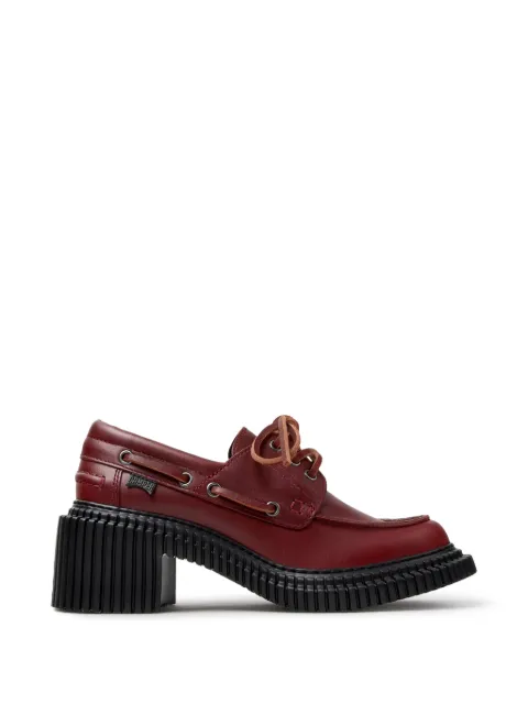 Camper Pix leather loafers Red K201812