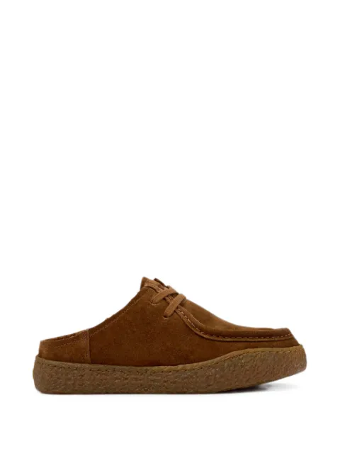 Camper Peu Terreno suede mules Brown K201983