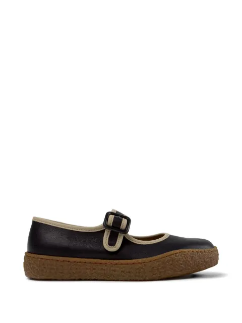 Camper Peu Terreno buckle-fastening ballet flats Brown K201825009