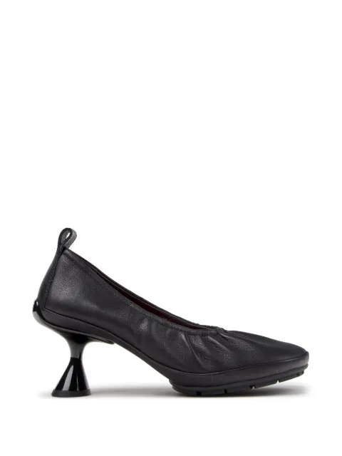 Camper Right Left leather pumps Black K201976
