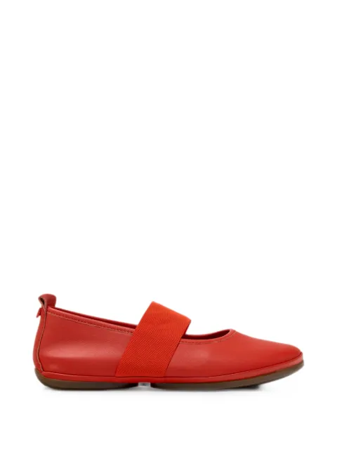 Camper Right Nina leather ballet flats Red K201980006