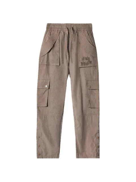 Only the Blind brushed embroidered cargo pants Neutrals OTBBC126