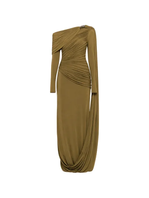 CHATS BY C.DAM Suriya ruched dress Green CV391SURIYA