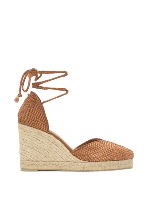 Castañer Cora wedge-heel sandals Brown CORA8298