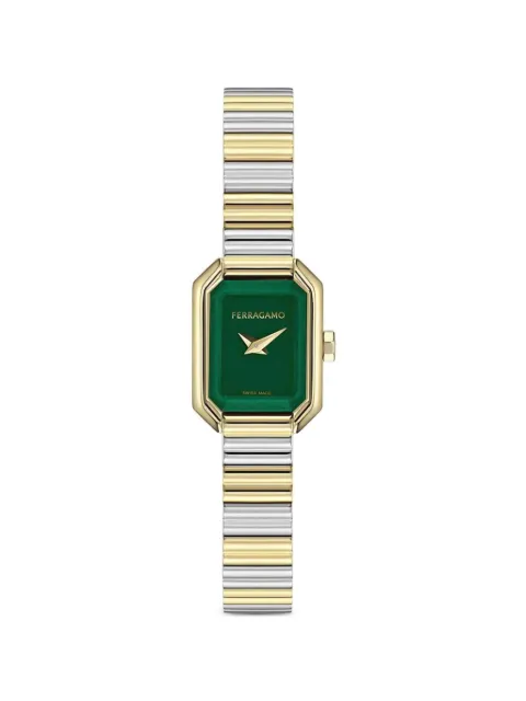 Ferragamo Crystal Petite 22mm watch Green SFTI00825