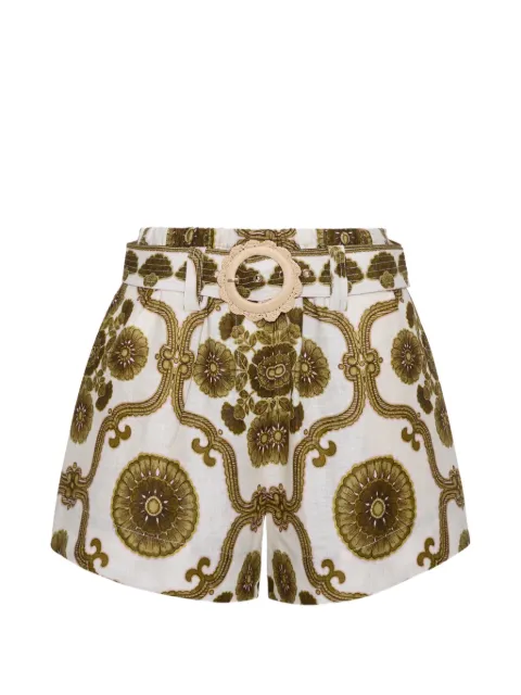 Cara Cara Bosco floral-print shorts White 2081LMODO