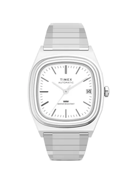 TIMEX Automatic 1983 E Line Reissue 34mm watch White TW2W70800