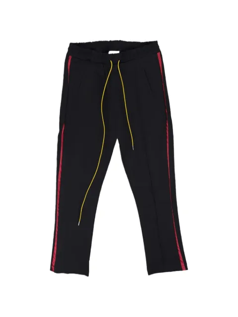RHUDE Traxedo side-stripe track pants Black RHDMBTM0282