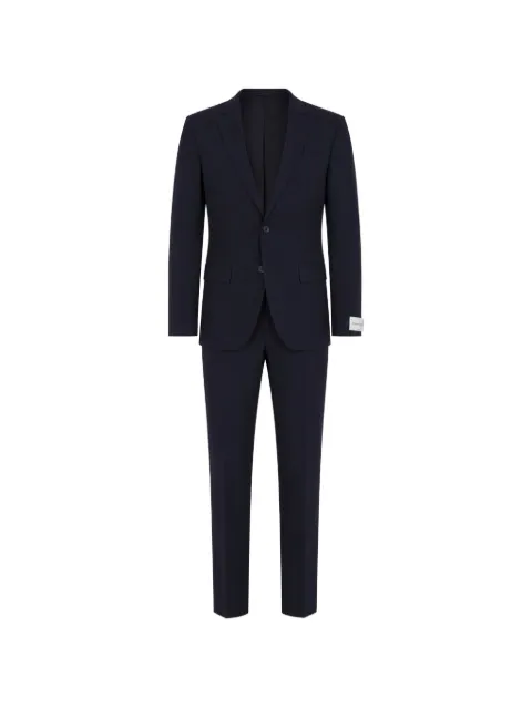 Caruso Aida wool suit Blue 508142ASM1JM202H
