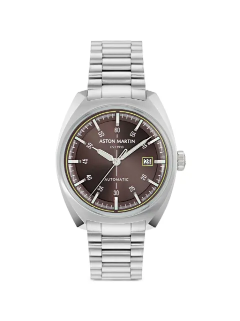 Aston Martin Watches stainless-steel 40mm watch Brown MTTS2S602