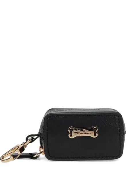Tyler Ellis pebbled leather bag carrier Black T79PL013O