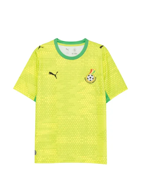 PUMA x Salehe Bembury x Ghana patterned logo-print T-shirt Green 78709988