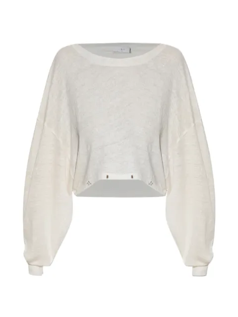 IRO Destinee cropped top Neutrals WP19DESTINEE