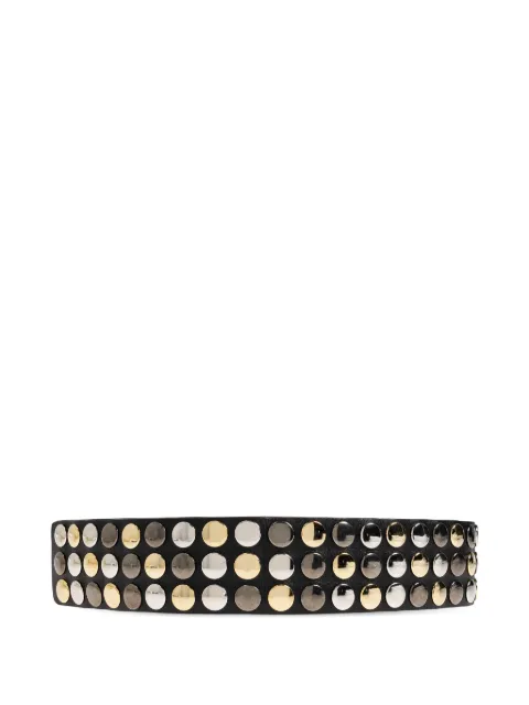 IRO stud-embellished leather belt Black WP50TRIPLECLICM