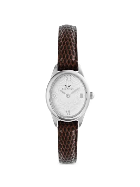 Daniel Wellington mini Ophelia lizard-texture 26mm watch White DW00100888