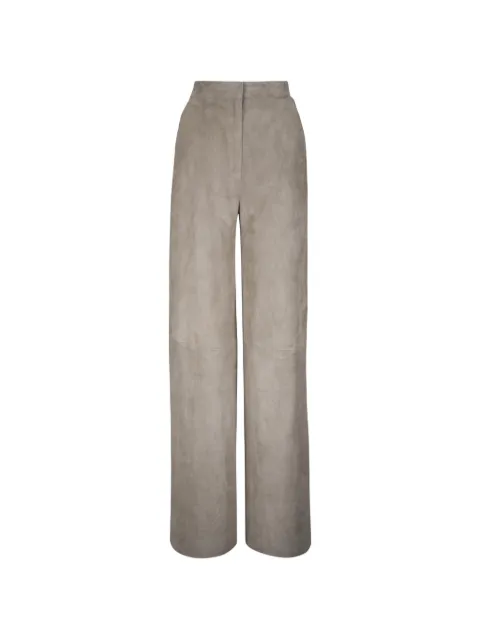 Jitrois panelled suede trousers Neutrals LAUDAPANTASSUEDE