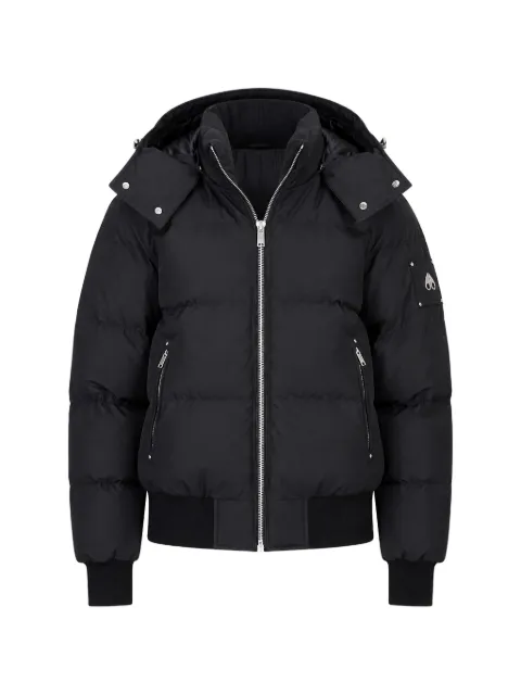 Moose Knuckles padded hooded jacket Black M35LB017N292