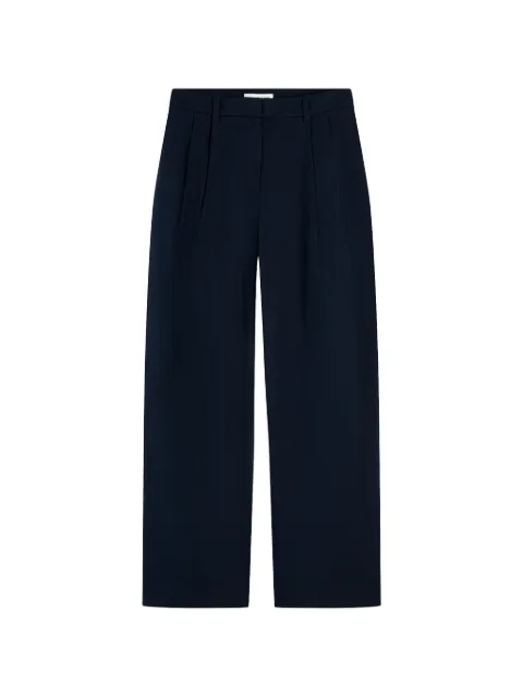 Tommy Hilfiger pleated wide-leg trousers Blue WW0WW50116