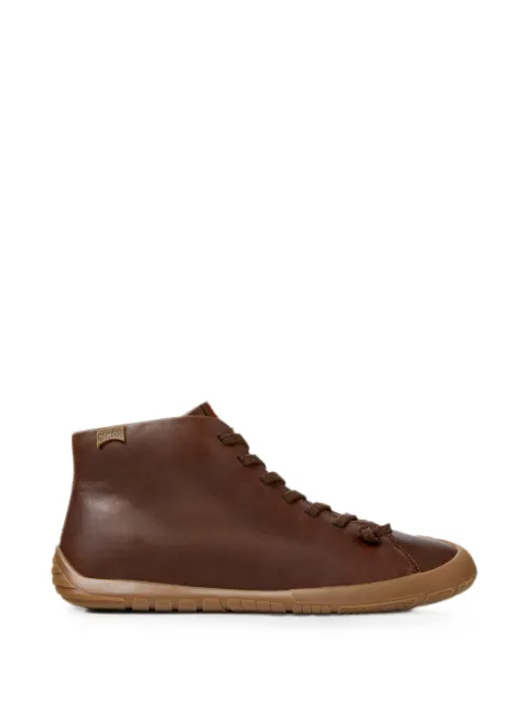 Camper Peu Path+ leather ankle boots Brown K300558005